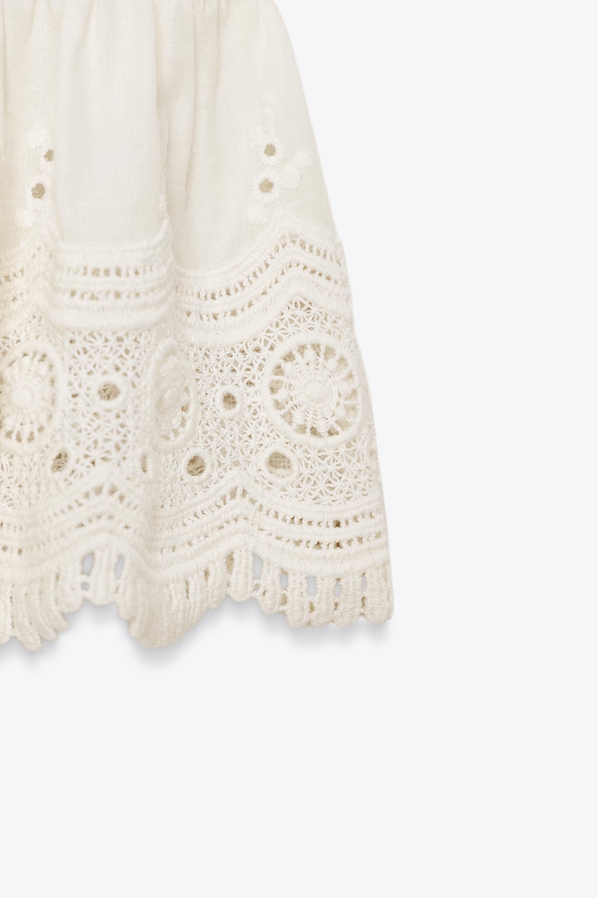 ROMANTIC COMBINATION KNIT TOP